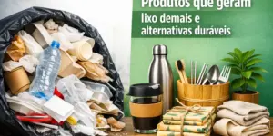 Produtos duráveis versus descartáveis em práticas sustentáveis